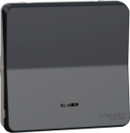 Switch, Mureva Styl, mechanism, 1-pole 2-way, electromechanical, 10AX, LED, IP55, grey MUR35025 | 3606480789168