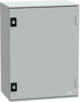 Wall mounted polyester enclosure, Thalassa PLM, plain door, with bakelite plate, 430x330x200mm, IP66 NSYPLM43BG | 3606480776526