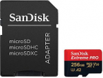 Memory card MICRO SDXC 256GB UHS-I, W/Adapt, Black/Red SDSQXCD-256G-GN6MA | 619659188542