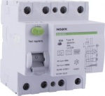 Ex9LB63 3P+N 40A 100mA Residual Current Circuit Breaker (RCCB) 110225 | 8592765102256