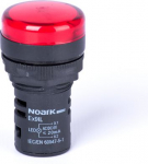 Panel mounted signal lamp, arc shaped head, capacitance, red, 110V AC 105480 | 8592765054814