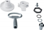 Locking, univers, square Locks, 7mm, with key, for enclosure IP44 FZ451N | 3250612778089