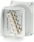 Junction box KF 1616 G 210x155x92mm IP66/67 grey with 5x16mm&sup2; terminal 62000067 | 4012591121954