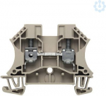 WDU 6 Terminal 6mm2 dark beige 1020200000 | 4008190163440