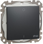 2P switch IP44 10AX anthracite Sedna Design SDD214102 | 3606481482181