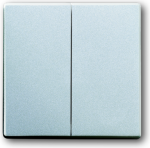 Two gang cover plate, aluminium Future 1785-83 2CKA001751A3092 | 4011395174395