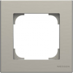 Single frame, 8571 PL, Stainless Steel, Sky Niessen 2CLA857100A1401 | 8427238136226