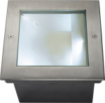 DASAR 255 LED SQUARE inground fitting, asymmetrical, stainl. steel 316, 34W, 4000K 229381 | 4024163159197