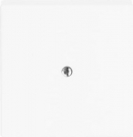 As cover for telephone connector boxes (VDo).   Can be knocked out for single or double connection.   As cover for Busch-Infoline&reg; power supply insert with accu 1519 U. 2CKA001710A3173 | 4011395996676