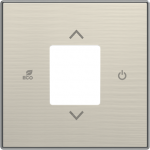 Color: Stainless Steel.   Cover plate with RTC symbols for free@home room temperature controler code: RTC-F-1, RTC-F-1-WL and RTC-F-2.1-1-WL.   Cover plate with RTC symbols for KNX room temperature controler code: 6108/18-500. 2CLA854060A1401 | 84272 ...