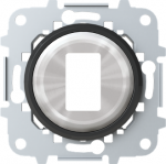 Color: Black Glass   Cover plate for 1-gang VDI connection unit code: 8155.4, 8155.6, 8155.7, 8155.8 & 8155.9 2CLA865500A1501 | 8427238224831