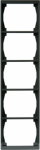 Cover frame 5-gang Anthracite - Impressivo 2TKA000428G1 | 6418677328152