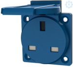 Panel mounted socket outlet with protective contact 10718 | 4015394216315