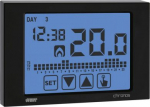 Chronos black 230v programmable thermost VE454500 | 8007951123026