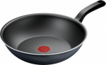 TEFAL Pan | H0561942 | Wok | Diameter 28 cm | Suitable for induction hob | Fixed handle | Black H0561942 | 3168430362734