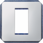 Module rack, 1-gang, with an intermediate frame, Screw fixing, aluminum-metallic, DELTA i-system 5TG2094 | 4001869357263