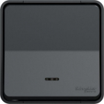 Push-button, Mureva Styl, 10A, 250V, IP55, grey MUR35028 | 3606480789366