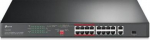16x10Base-T/100Base-TX, 16 PoE+ port network switch TL-SL1218P | 6935364052829