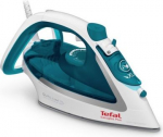 TEFAL | FV5718 | Steam iron | 2500 W | Water tank capacity 270 ml | Continuous steam 45 g/min | Steam boost performance 195 g/min | Blue/ white FV5718 | 3121040075692
