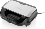 Sandwich maker Sorento 900W, black/stainless steel ETA315190010 | 8590393257645