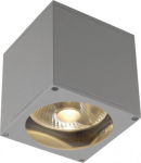 BIG THEO WALL OUT wall light, square, silver-grey, ES111, max. 75W 229564 | 4024163100458