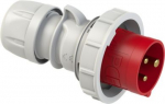 CEE Industrial Plug 3x16A (2P+PE) 9h IP67 SHARK red/grey 0132-9 | 9003399128837