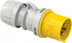 CEE Industrial plug 3x32A (2P+PE) 4h IP44 SHARK yellow/grey 023-4 | 9003399137389