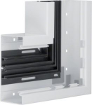 Flat angle of base profile for wall trunking BR 85x170mm of PVC in light grey R88657035 | 4012740155847