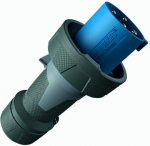Industrial Plug PowerTOPXtra 4x63A 9h 230V IP67 blue/grey 13205 | 4015394238751