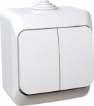 2-klahviga l&uuml;liti IP44 valge Cedar Plus WDE000550 | 3303432400163