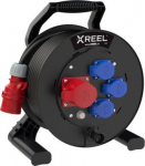 Cable reel XREEL 310, 1xCEE 16A 5P, 400V, 3xGS, 25m, 5G2.5 H07RN-F, black, IP54 93502Q56245E | 9003399330797