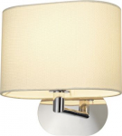 Wall lamp SOPRANA OVAL, 60W E27, white 155861 | 4024163143752