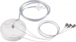 Suspension set, for MEDO round pendant, white, 5-wire 135251 | 4024163158671