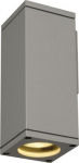 THEO WALL OUT, wall light, square, silver-grey, GU10, max. 35W 229524 | 4024163151924