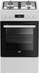BEKO Cooker | FSM51339DWDS | Hob type Gas | Oven type Electric | White | Width 50 cm | Grilling | LED | Depth 60 cm | 60 L FSM51339DWDS | 8690842732638