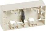 Surface mounting box Niloe - 2 gang - ivory 664899 | 3245066648996