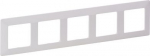 Plate Valena Life - 5 gang - white 754005 | 3414970454300