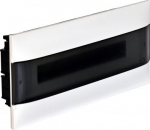 LEGRAND 1X22M FLUSH CABINET SMOKED DOOR E + N  TERMINAL BLOCK FOR MASONRY WALL 137155 | 3414971198661