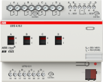 Device for switching and dimming four independent groups of luminaries with electronic ballasts (1 &ndash; 10 V control input). When combined with the light sensor LF/U 2.1 the device can be used as a 4-fold light controller for constant lightcontrol. 2CDG ...