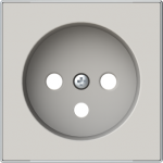 Color: Duna Cover plate for Schuko socket outlet code: 8187.9 2CLA858790A6201 | 8427238237398