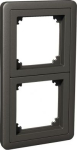 Cover frame, Exxact, Combi, 2 gangs, anthracite WDE003802 | 3606480208713