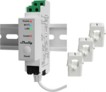 Shelly Pro 3EM 400A DIN rail mountable three-phase energy meter 3800235268117 | 3800235268117