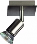 Single spot luminaire CARREA 1x50W GU10 230V IP20 Nickel 915000868302 | 5413987234361