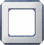 Module rack, 2-gang, with an intermediate frame, Screw fixing, aluminum-metallic, DELTA i-system 5TG2095 | 4001869357270