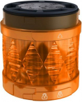 Modular tower light, Harmony XVU, illuminated LED units, orange, 60mm, blinking, IP65, 24V AC DC XVUC45 | 3606480886966