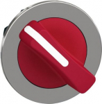 Head for selector switch, Harmony XB4, red handle, flush, 30mm, 2 positions, stay put ZB4FD204 | 3606489581244