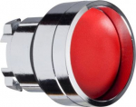 Head for illuminated push button, Harmony XB4, metal, red recessed, 22mm, spring return, high guard, ZB4BA46 | 3389110887945