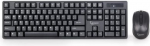 ENG Keyboard and mouse, Wireless, USB, Black KBS-W-01 | 8716309091534