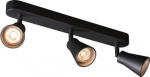 Luminaire AVO CW Triple, GU10 QPAR51, 50W, black 1000892 | 4024163191845