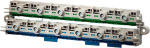 KV PE and N terminals for small-type distribution board with 12 modules per row and KV empty closure. FIXCONNECT plug-in terminal technology. N separable, up to 4 different potentials. 61000731 | 4012591106630